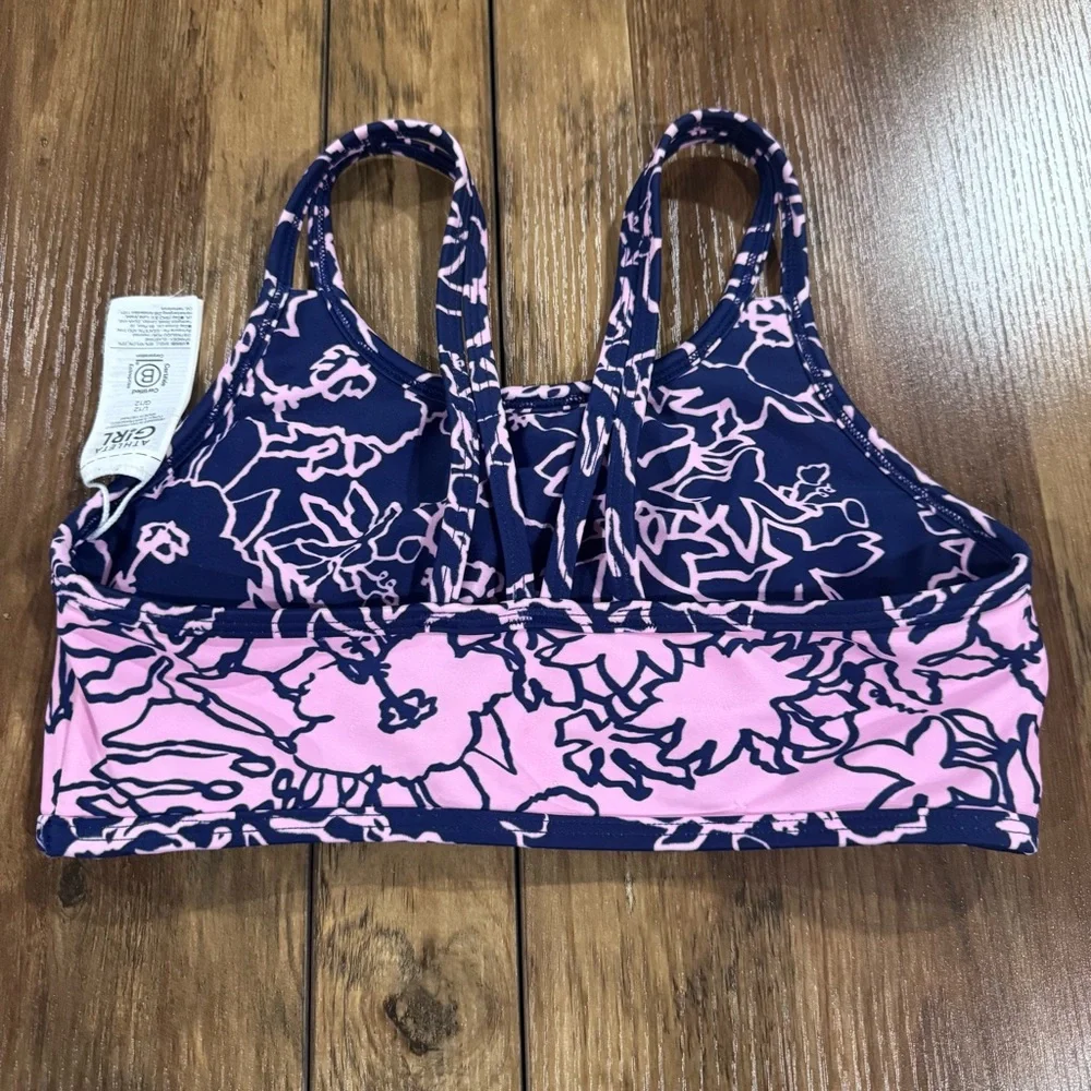 Athleta Girl Reversible Pool Days Bikini Top